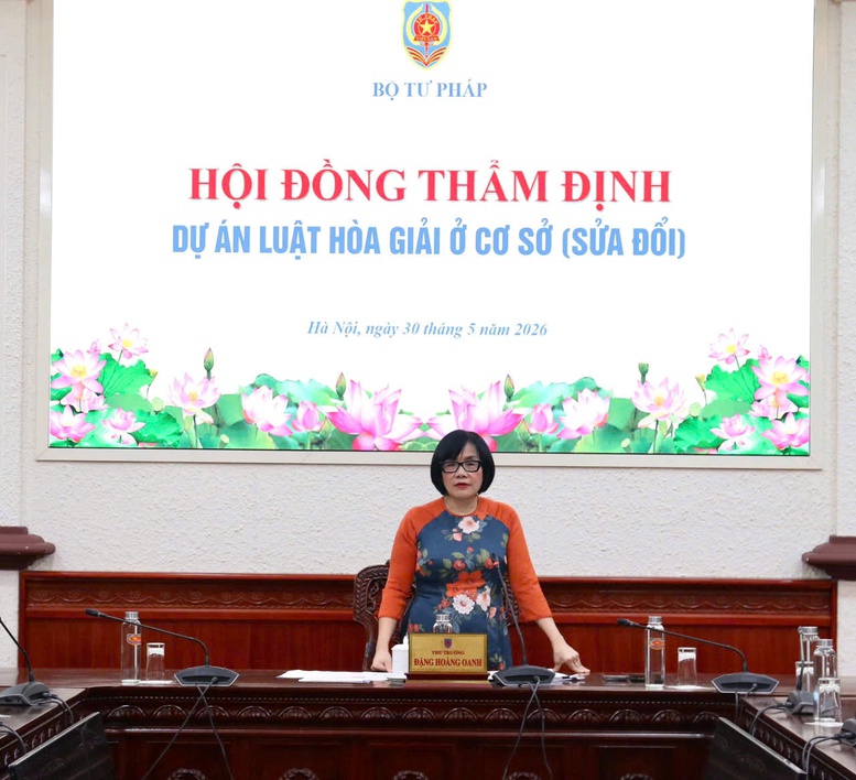 Bộ Tư pháp thẩm định dự án Luật Hòa giải ở cơ sở (sửa đổi)- Ảnh 1.