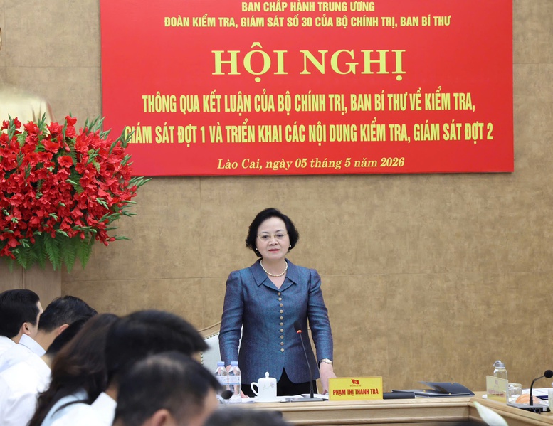 Triển khai các nội dung kiểm tra đợt 2 của Bộ Chính trị, Ban Bí thư đối với Ban Thường vụ Tỉnh ủy Lào Cai- Ảnh 2.