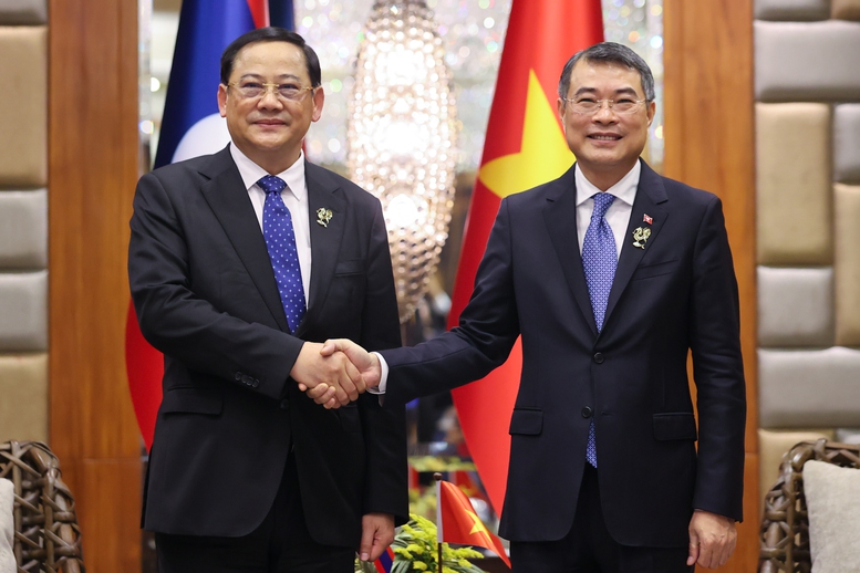 Thủ tướng Lê Minh Hưng: Việt Nam luôn dành ưu tiên cao nhất cho hợp tác với Lào- Ảnh 1.