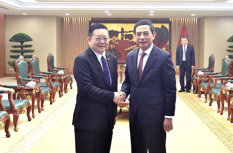 Phó Thủ tướng, Bộ trưởng Bộ Quốc phòng Phan Văn Giang tiếp Tổng Thư ký ASEAN- Ảnh 1.