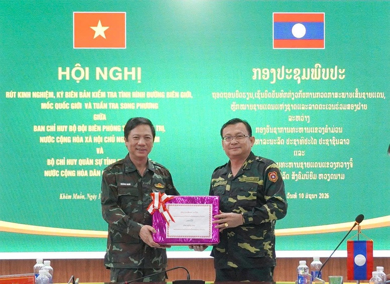 Quảng Trị, Khammouane (Lào) tăng cường phối hợp quản lý, bảo vệ đường biên, mốc quốc giới- Ảnh 2.