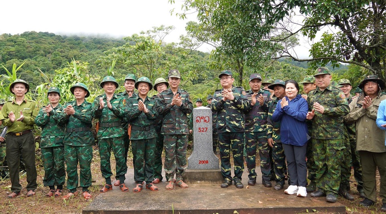 Quảng Trị, Khammouane (Lào) tăng cường phối hợp quản lý, bảo vệ đường biên, mốc quốc giới- Ảnh 1.