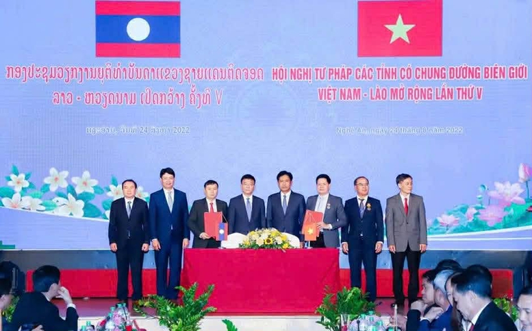 Hợp tác tư pháp Việt-Lào: Góp phần xây dựng đường biên giới hòa bình, hữu nghị- Ảnh 3.