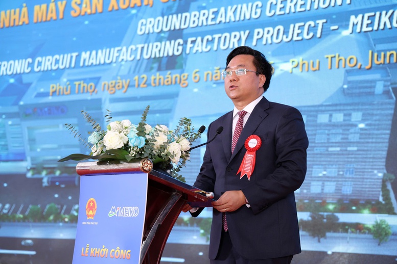Phó Thủ tướng Hồ Quốc Dũng dự khởi công Nhà máy sản xuất, chế tạo vi mạch điện tử Meiko Yên Quang, Phú Thọ- Ảnh 3.