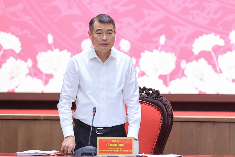 Thủ tướng Lê Minh Hưng làm việc với Ban Thường vụ Thành ủy Hà Nội- Ảnh 1.