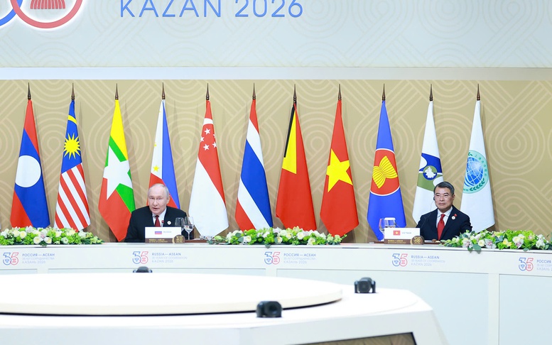 Thủ tướng Lê Minh Hưng dự phiên ăn trưa làm việc tại Hội nghị Cấp cao ASEAN - Nga