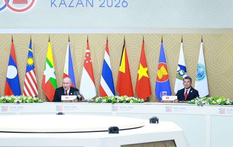 Thủ tướng Lê Minh Hưng dự phiên ăn trưa làm việc tại Hội nghị Cấp cao ASEAN - Nga- Ảnh 1.
