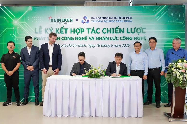 HEINEKEN Việt Nam và Trường Đại học Bách Khoa TPHCM hợp tác phát triển công nghệ và nhân lực chất lượng cao- Ảnh 1.