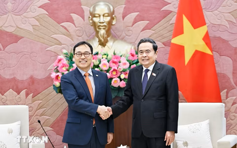 Chủ tịch Quốc hội Trần Thanh Mẫn tiếp Đại sứ Hàn Quốc tại Việt Nam