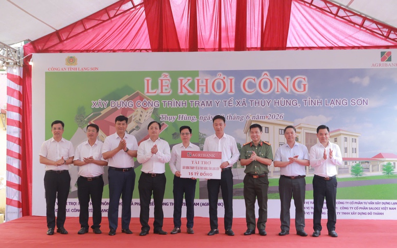 Agribank dành 15 tỷ đồng xây trạm y tế vùng biên Lạng Sơn