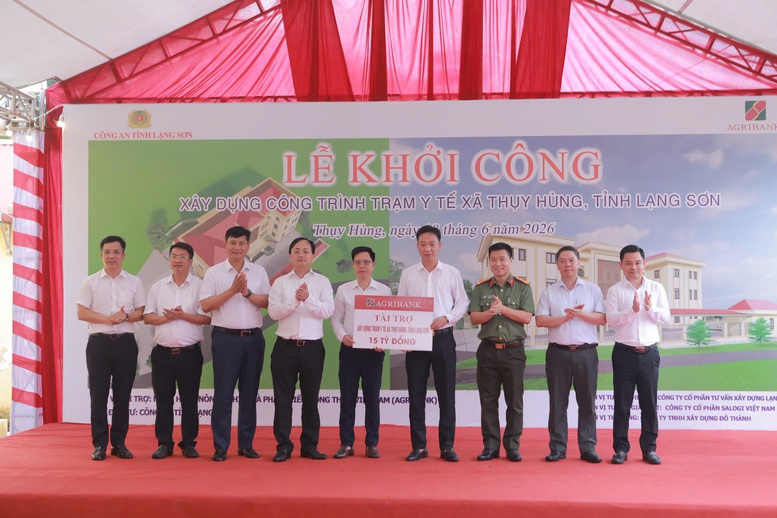 Agribank dành 15 tỷ đồng xây trạm y tế vùng biên Lạng Sơn- Ảnh 1.
