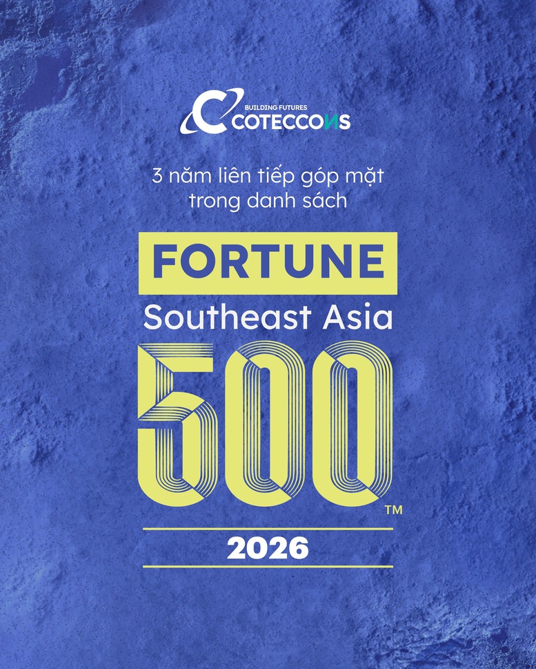 Coteccons tiếp tục thăng hạng trên Fortune Southeast Asia 500, củng cố nền tảng tăng trưởng chất lượng- Ảnh 1.