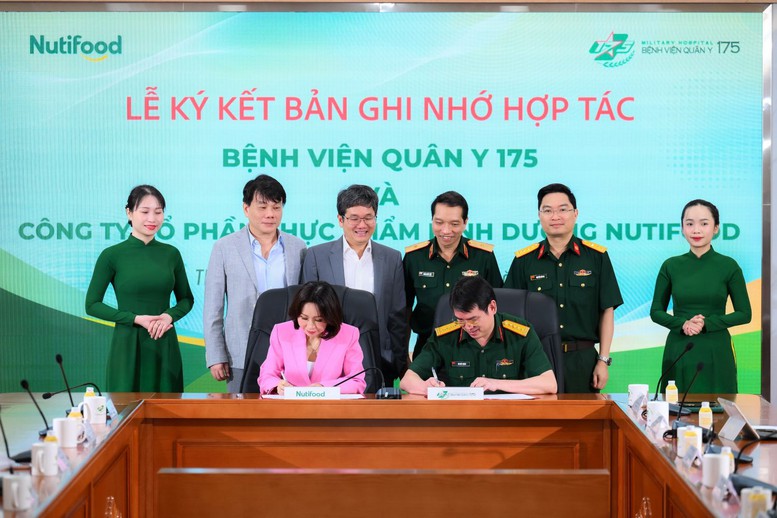 Nutifood và Bệnh viện Quân y 175 hợp tác xây dựng nền tảng nghiên cứu khoa học cho các giải pháp dinh dưỡng Việt- Ảnh 1.