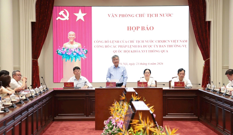 Công bố Lệnh của Chủ tịch nước về 2 Pháp lệnh sẽ có hiệu lực vào 1/7/2026- Ảnh 1.