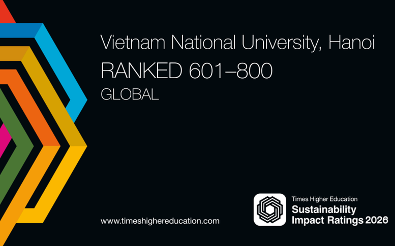 Đại học Quốc gia Hà Nội tăng hạng trong bảng đánh giá tác động bền vững THE 2026