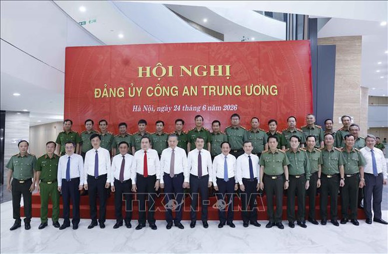 Tổng Bí thư, Chủ tịch nước Tô Lâm dự Hội nghị Đảng ủy Công an Trung ương- Ảnh 6.