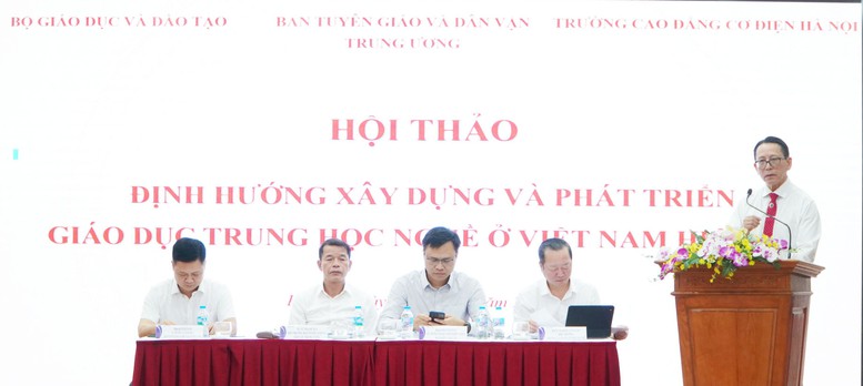 Xây dựng trung học nghề thành hướng giáo dục có chất lượng, có chuẩn mực, có giá trị xã hội- Ảnh 1.