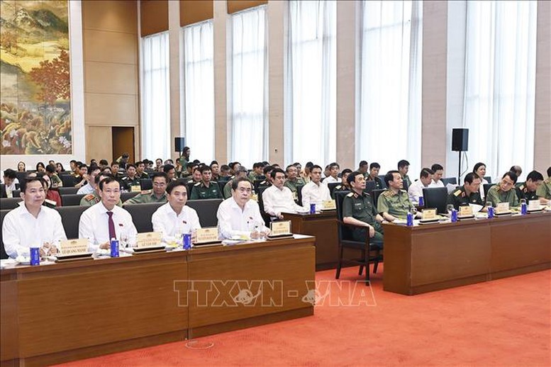 Chủ tịch Quốc hội chứng kiến ký quy chế phối hợp công tác quốc phòng, an ninh và đối ngoại- Ảnh 1.