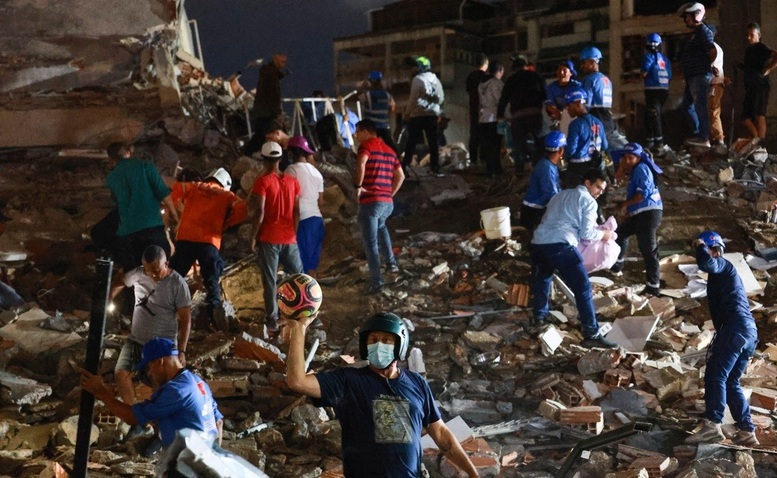 Venezuela: Chạy đua cứu nạn sau động đất- Ảnh 1.