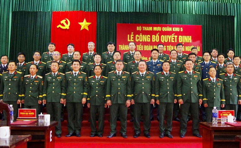 Thành lập Tiểu đoàn Phương tiện không người lái thuộc Bộ Tham mưu Quân khu 5- Ảnh 2.