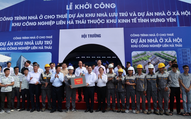Phó Thủ tướng Thường trực Phạm Gia Túc dự khởi công 2 dự án nhà ở xã hội quy mô 7.840 căn hộ tại tỉnh Hưng Yên- Ảnh 2.