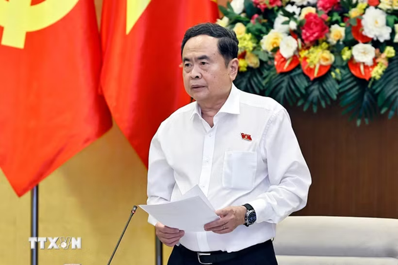 Chủ tịch Quốc hội Trần Thanh Mẫn: Tiếp tục thể hiện vai trò trung tâm trong thể chế hóa chủ trương của Đảng- Ảnh 1.