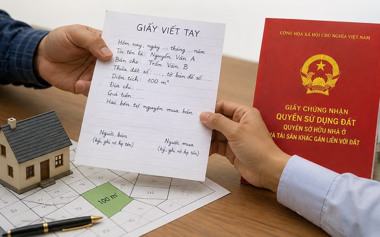 Thẩm quyền công nhận đất ở và cấp sổ cho đất mua bằng giấy viết tay