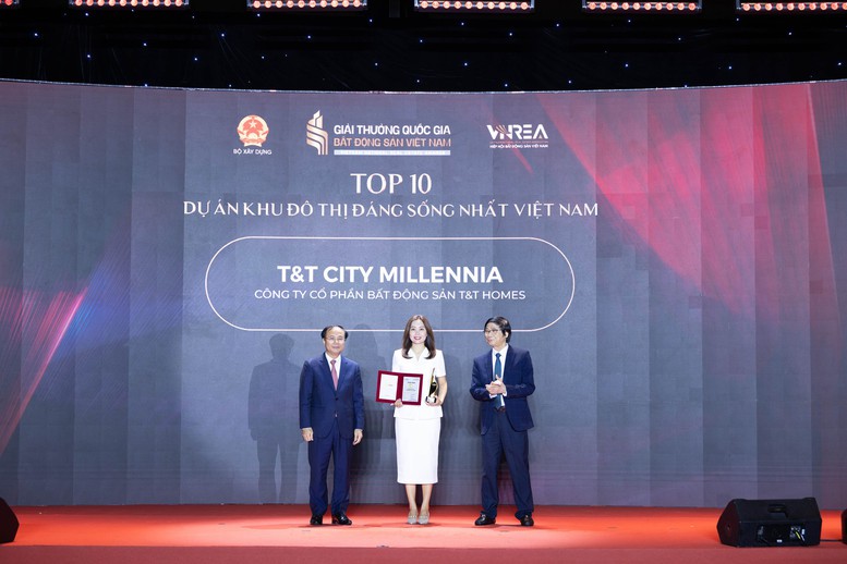 T&T Homes lập 'cú đúp' tại Giải thưởng Quốc gia Bất động sản Việt Nam lần thứ II- Ảnh 2.