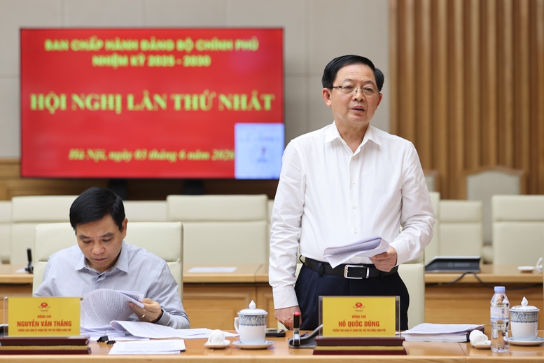 Đồng chí Lê Minh Hưng chủ trì hội nghị Ban Chấp hành Đảng bộ Chính phủ- Ảnh 5.