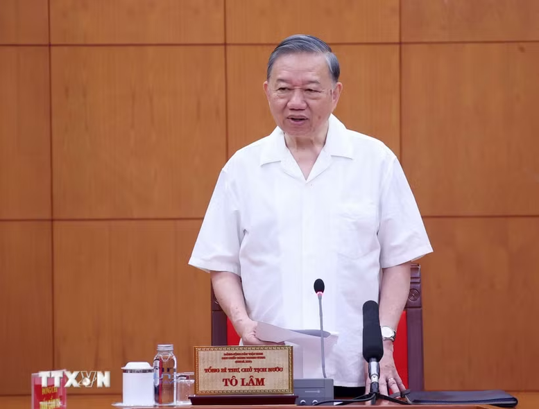 Tổng Bí thư, Chủ tịch nước Tô Lâm: Không để xã hội giàu lên về vật chất nhưng nghèo đi về văn hóa, đạo đức và các giá trị nhân văn- Ảnh 1.