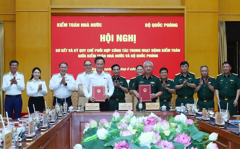 Sơ kết Quy chế phối hợp công tác trong hoạt động kiểm toán giữa Kiểm toán Nhà nước và Bộ Quốc phòng- Ảnh 3.