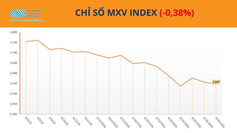 THỊ TRƯỜNG HÀNG HÓA: MXV-Index giảm nhẹ, dòng tiền tập trung vào nhóm họ đậu và cà phê- Ảnh 1.