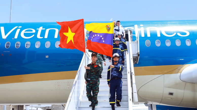 Đoàn cứu nạn, cứu hộ Việt Nam bắt đầu thực hiện nhiệm vụ tại Venezuela- Ảnh 1.