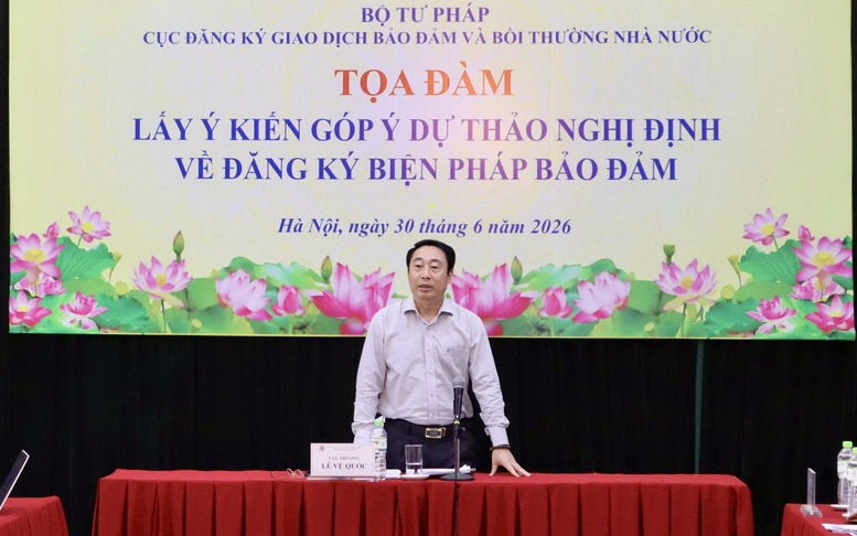 Lấy ý kiến hoàn thiện dự thảo Nghị định về đăng ký biện pháp bảo đảm