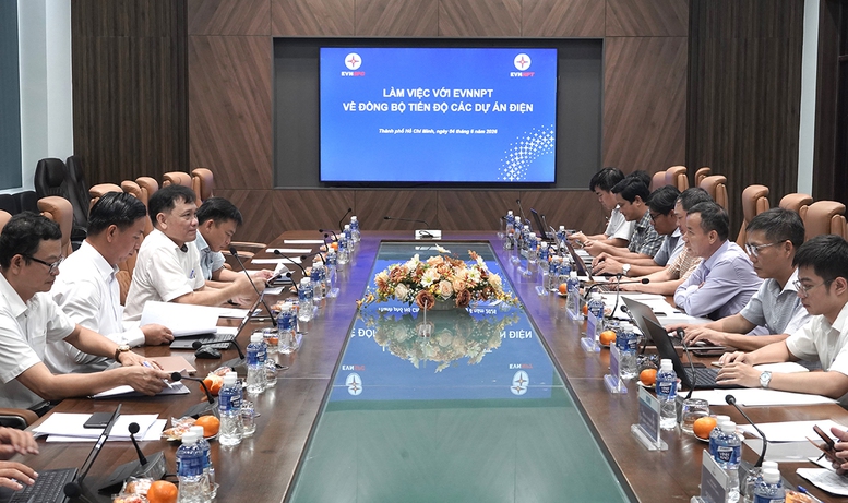EVNNPT, EVNSPC phối hợp đồng bộ tiến độ các dự án lưới điện, đáp ứng nhu cầu phụ tải phía nam- Ảnh 1.