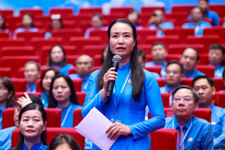 CẬP NHẬT: Thủ tướng Chính phủ trao đổi, thảo luận với Đại biểu dự Đại hội XIV Công đoàn Việt Nam- Ảnh 8.