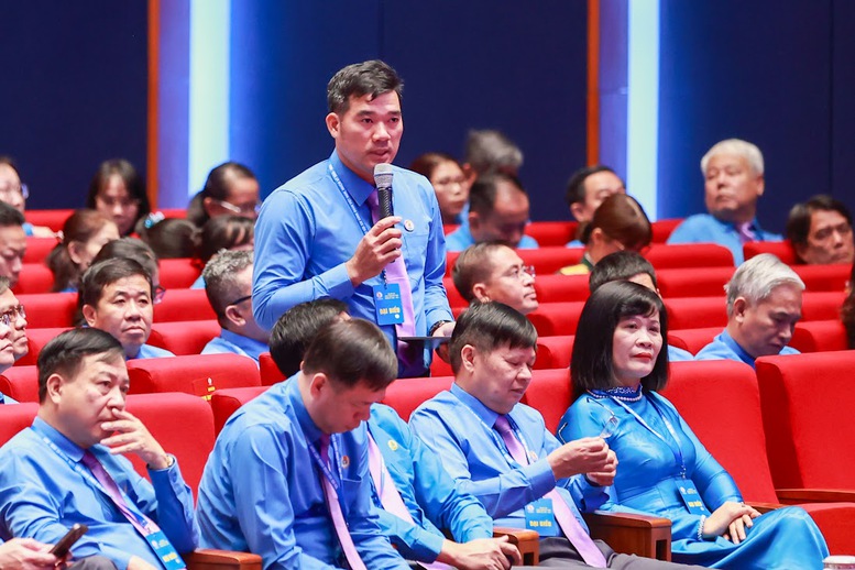 CẬP NHẬT: Thủ tướng Chính phủ trao đổi, thảo luận với Đại biểu dự Đại hội XIV Công đoàn Việt Nam- Ảnh 5.