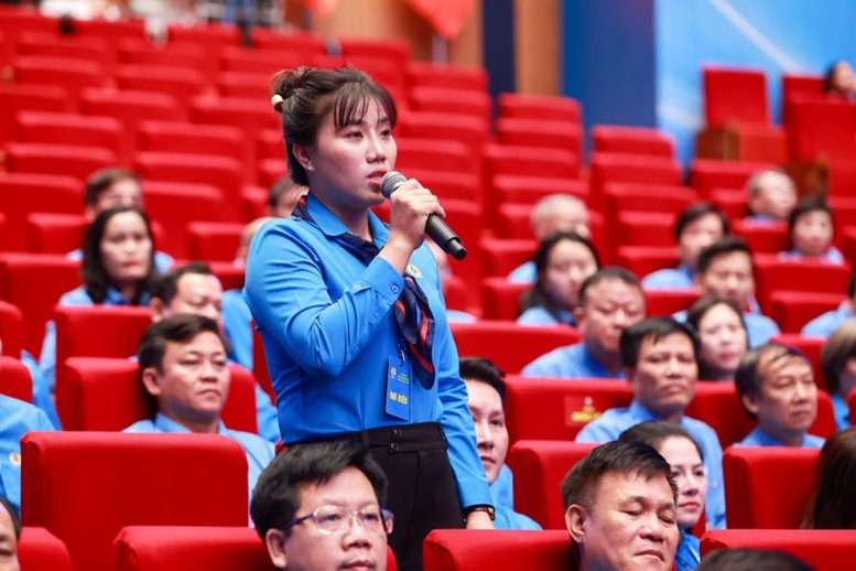 CẬP NHẬT: Thủ tướng Chính phủ trao đổi, thảo luận với Đại biểu dự Đại hội XIV Công đoàn Việt Nam- Ảnh 6.