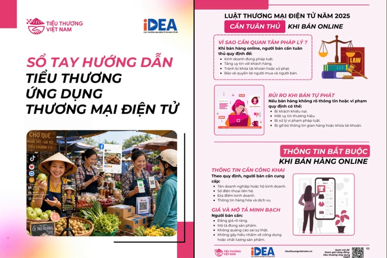 Ra mắt Sổ tay hướng dẫn tiểu thương ứng dụng thương mại điện tử 2026- Ảnh 1.