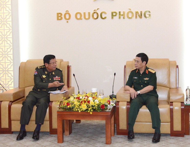 Việt Nam - Campuchia duy trì hiệu quả các cơ chế hợp tác quốc phòng- Ảnh 1. Việt Nam - Campuchia duy trì hiệu quả các cơ chế hợp tác quốc phòng- Ảnh 1.