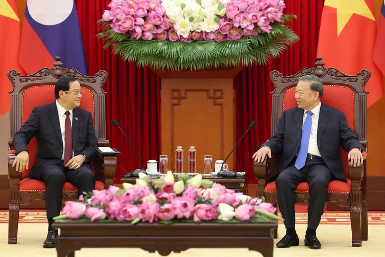 Tổng Bí thư, Chủ tịch nước Tô Lâm tiếp Thủ tướng Lào Sonexay Siphandone- Ảnh 2.