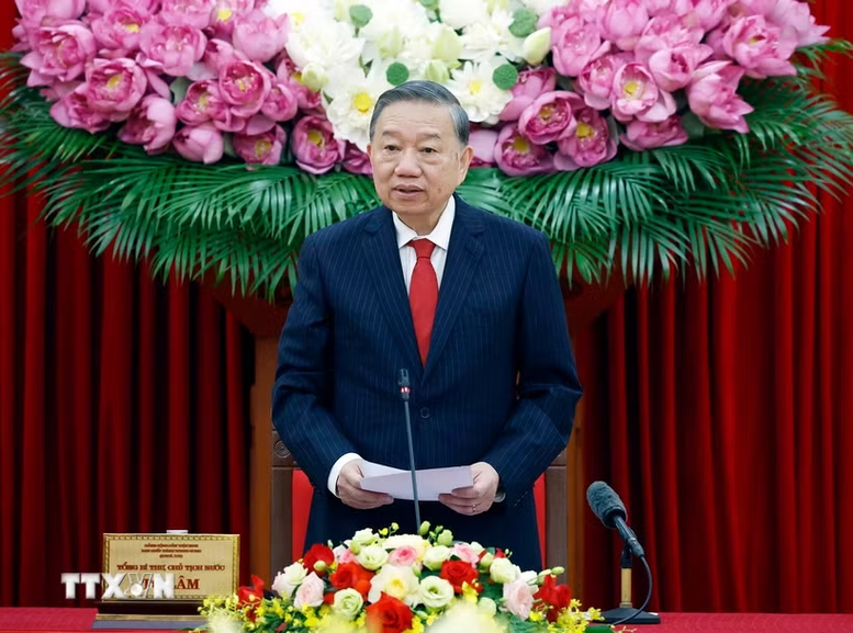 Tổng Bí thư, Chủ tịch nước Tô Lâm: Tập trung nghiên cứu những vấn đề lý luận mới và cấp bách- Ảnh 1.