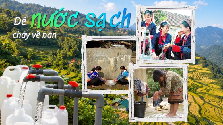 Để nước sạch chảy về bản- Ảnh 1.