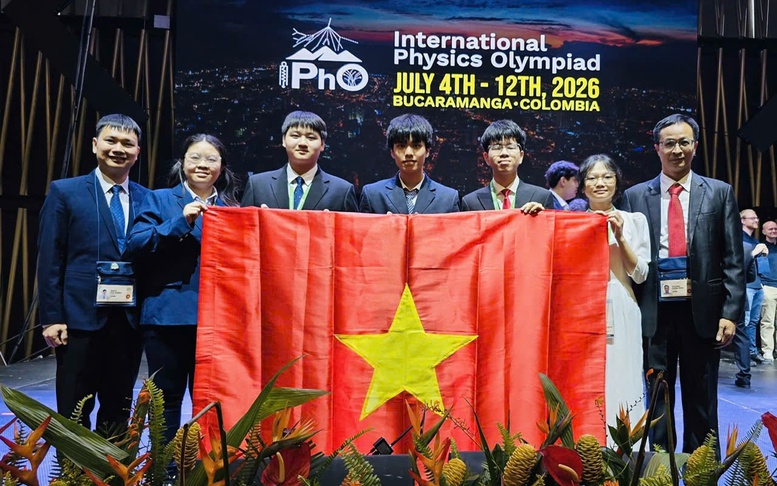 Đội tuyển Việt Nam giành 4 Huy chương Vàng tại Olympic Vật lí quốc tế 2026