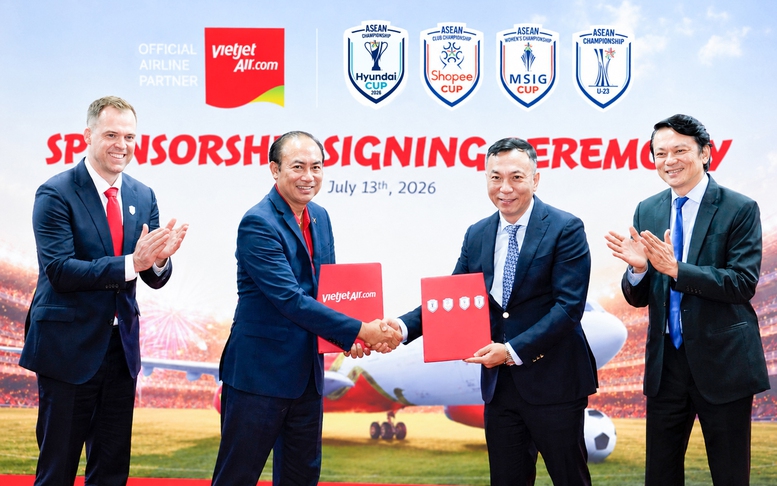 Vietjet và Ngân hàng số Vikki trở thành đơn vị đồng hành cùng ASEAN United FC