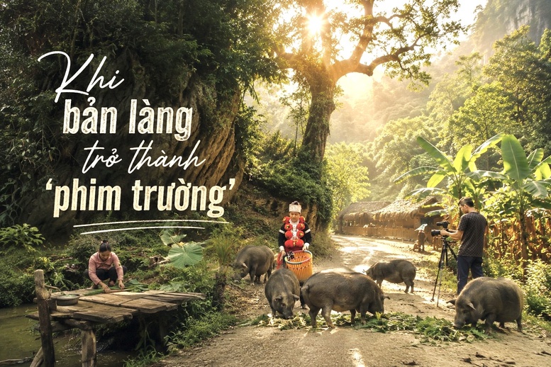 Khi bản làng trở thành ‘phim trường’- Ảnh 1.