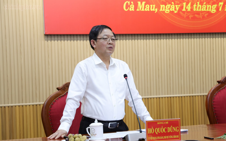 Cà Mau cần phát triển thành trung tâm kinh tế biển, năng lượng tái tạo và logistics của vùng và cả nước