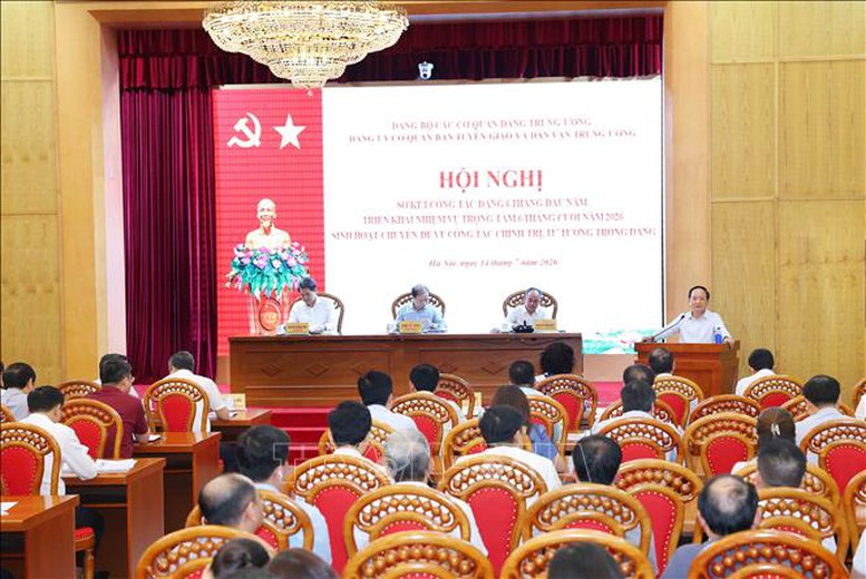 Đảng bộ Cơ quan Ban Tuyên giáo và Dân vận Trung ương: Tiên phong, đi đầu trong công tác chính trị, tư tưởng- Ảnh 1.