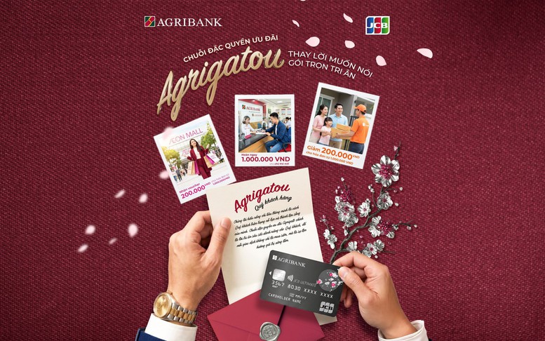 Chủ thẻ Agribank JCB hưởng nhiều ưu đãi từ mua sắm đến thanh toán quốc tế