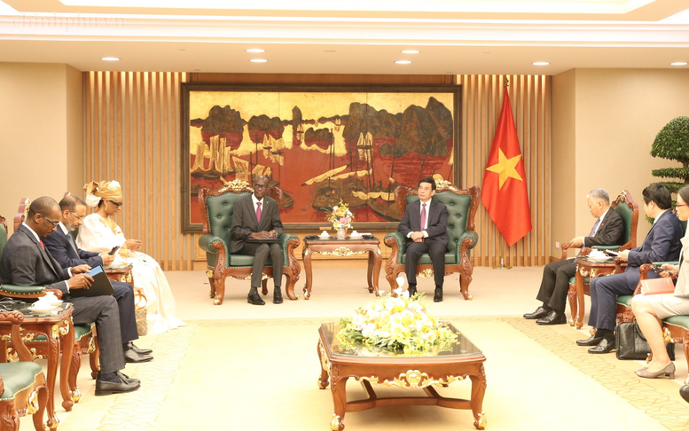 Đại tướng Phan Văn Giang tiếp Bộ trưởng, Tổng Thư ký Chính phủ Mauritania